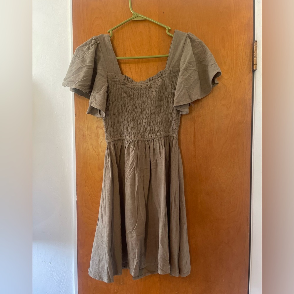 Size 2 green mini dress from Princess Polly.